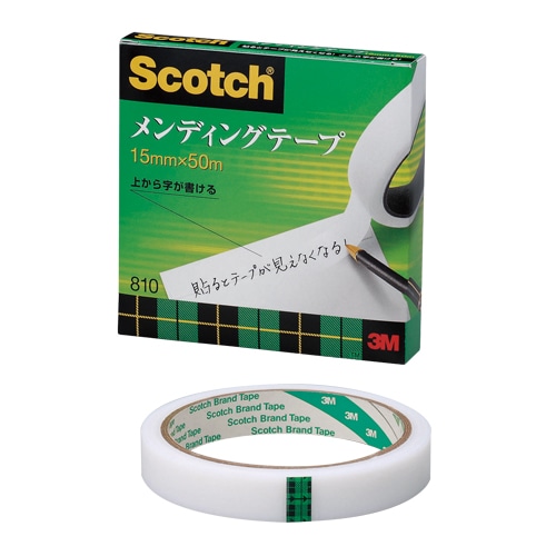 スリーエムジャパン スコッチ メンディングテープ 15mm×50m 810-3-15 1巻