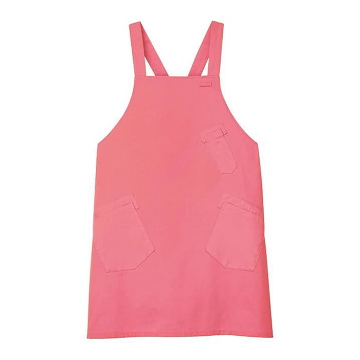 カーシーカシマ エプロン 男女共用 M ピンク CAE057 1枚(ご注文単位1枚)【直送品】