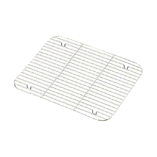 標準 角バット用網(クロームメッキ) 4号用 248×184 1個(ご注文単位1個)【直送品】