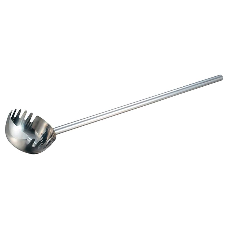 【直送品】 18－8　抗菌　長柄付（1m）麺杓子　21cm 1個（ご注文単位1個）