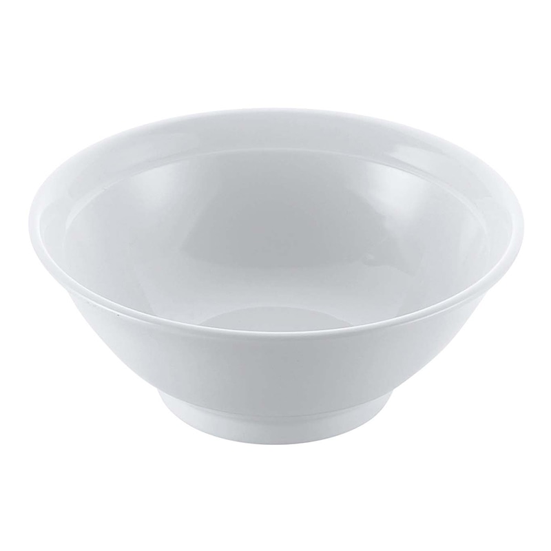 磁器 中華食器 白リム 高台丼 6.5寸 1個(ご注文単位1個)【直送品】