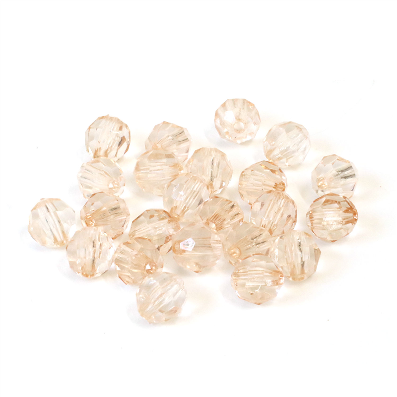 日本紐釦貿易 (Nippon Chuko) クラフトビーズ プラスチックビーズ 50個入 8mm ベージュ A1-93 (ご注文単位1束)【直送品】