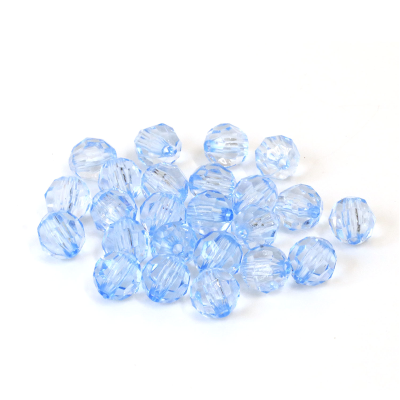 日本紐釦貿易 (Nippon Chuko) クラフトビーズ プラスチックビーズ 徳用500個入 12mm ライトブルー A1-9-500 (ご注文単位1束)【直送品】