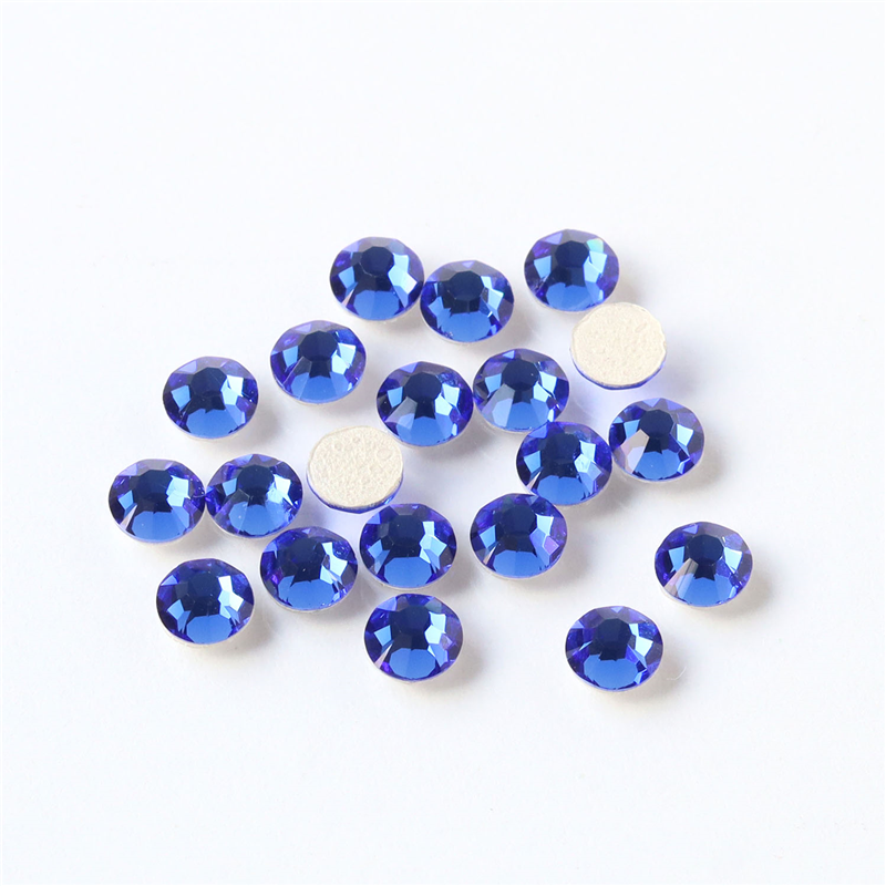 日本紐釦貿易 プレシオサ ラインストーン ホットフィックス 熱接着 SS12 24個入 サファイア M2038SS12-30050 (ご注文単位1束)【直送品】