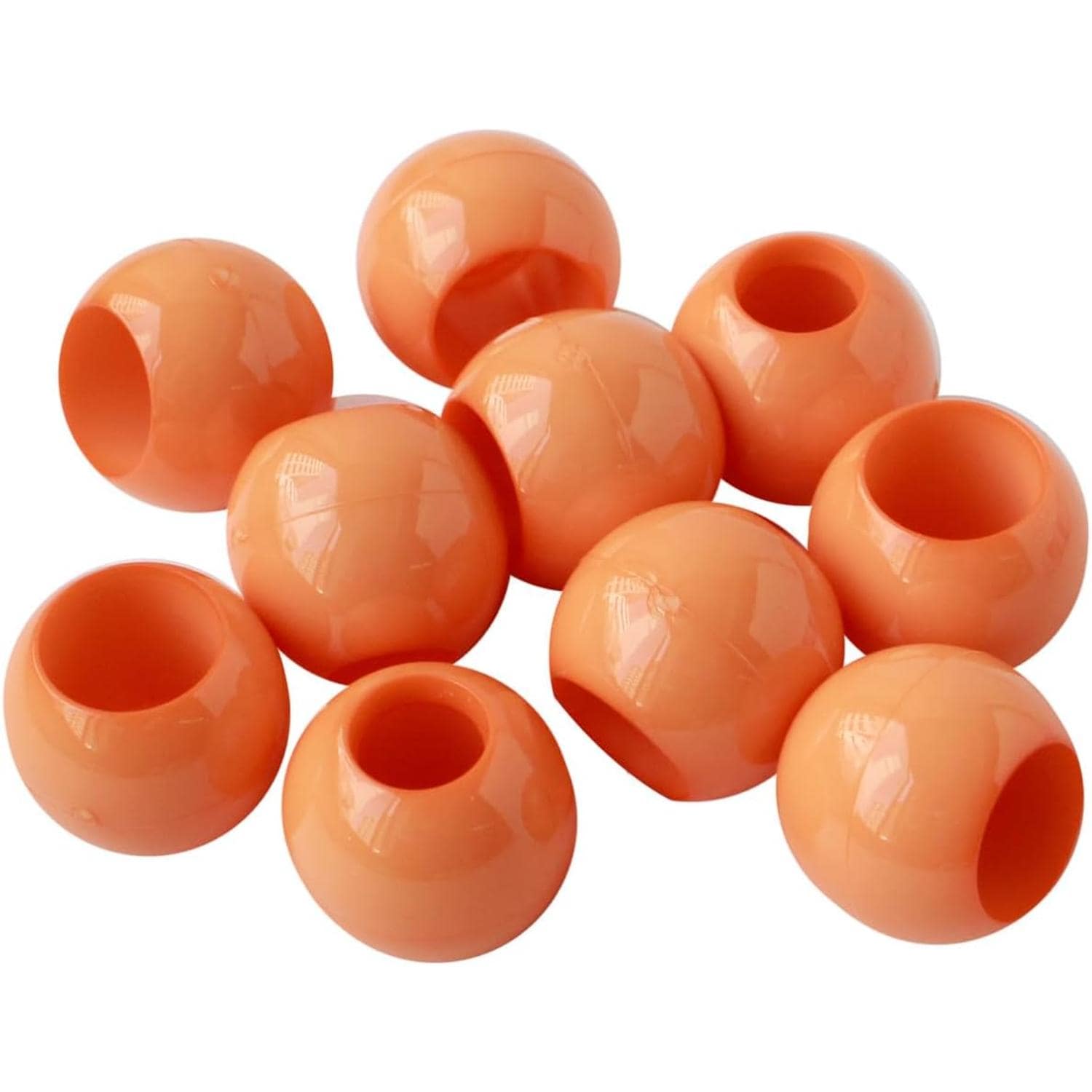 日本紐釦貿易 ループエンド 外径W18×H15mm 10個入 オレンジ N18-OR （ご注文単位1束）【直送品】