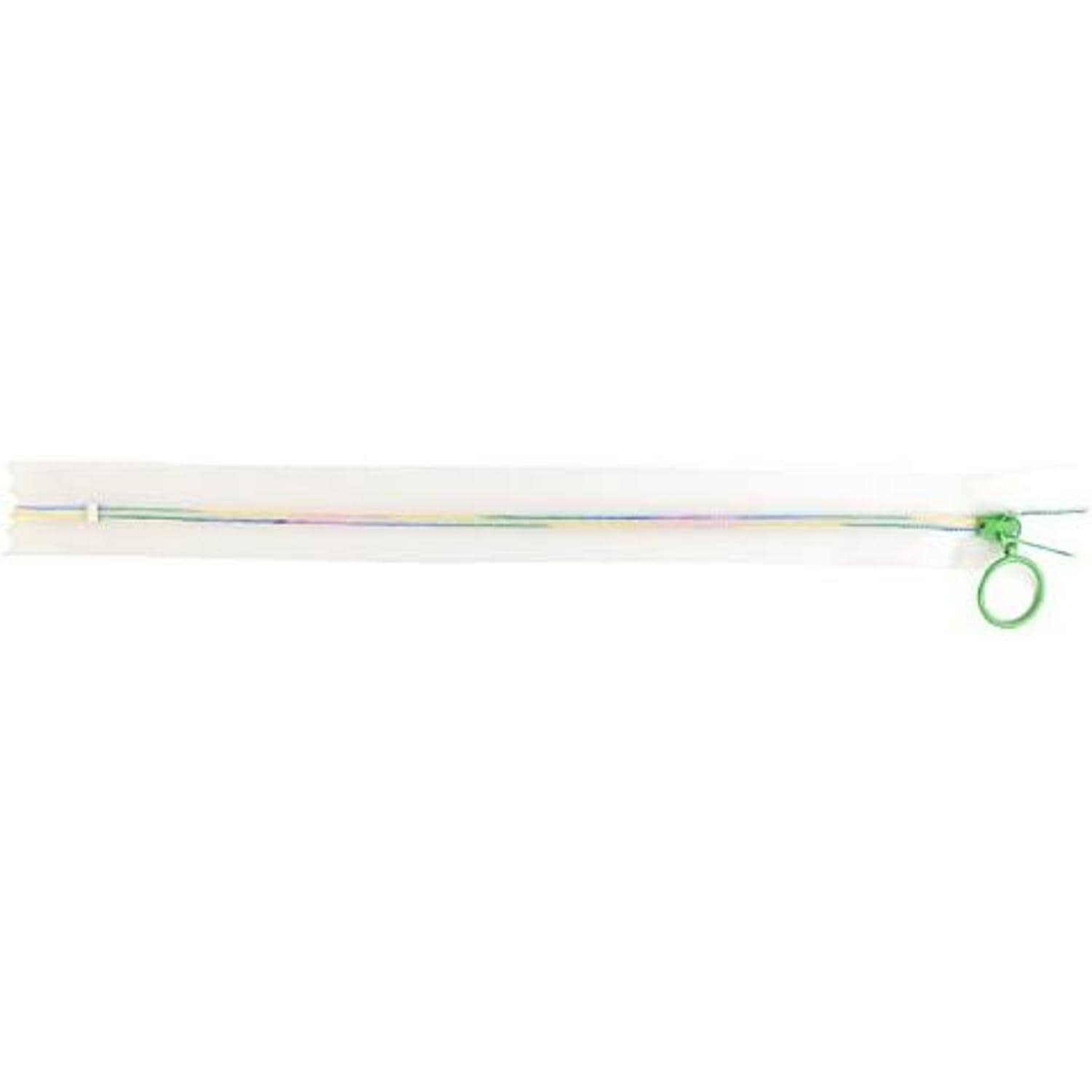 日本紐釦貿易 Y.K.K スケルトンファスナー25cm 5本入り 25cm レインボーライトグリーン SKF25-536 (ご注文単位1束)【直送品】