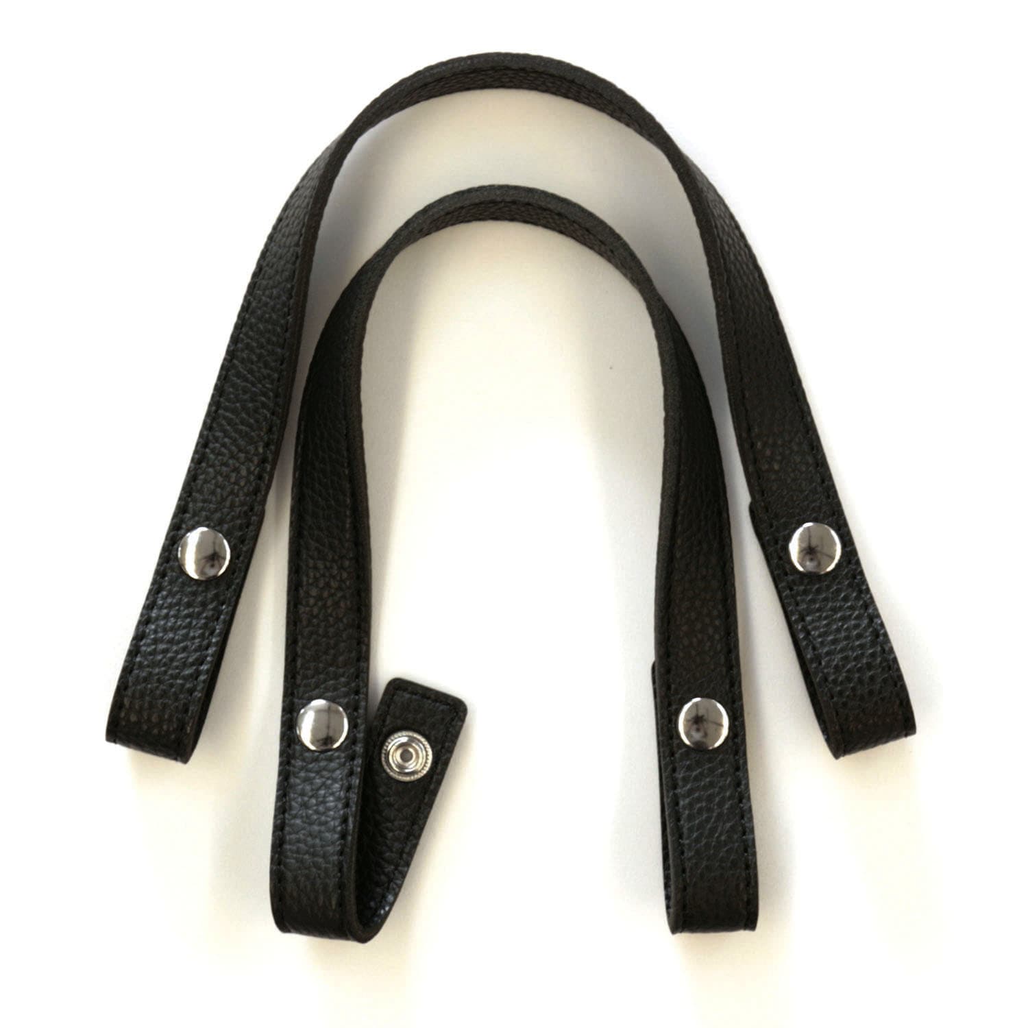 日本紐釦貿易 エンボス加工 ホック式かんたん付け替えハンドル S/40cm 2本1組入 MAW56-B (ご注文単位1組)【直送品】