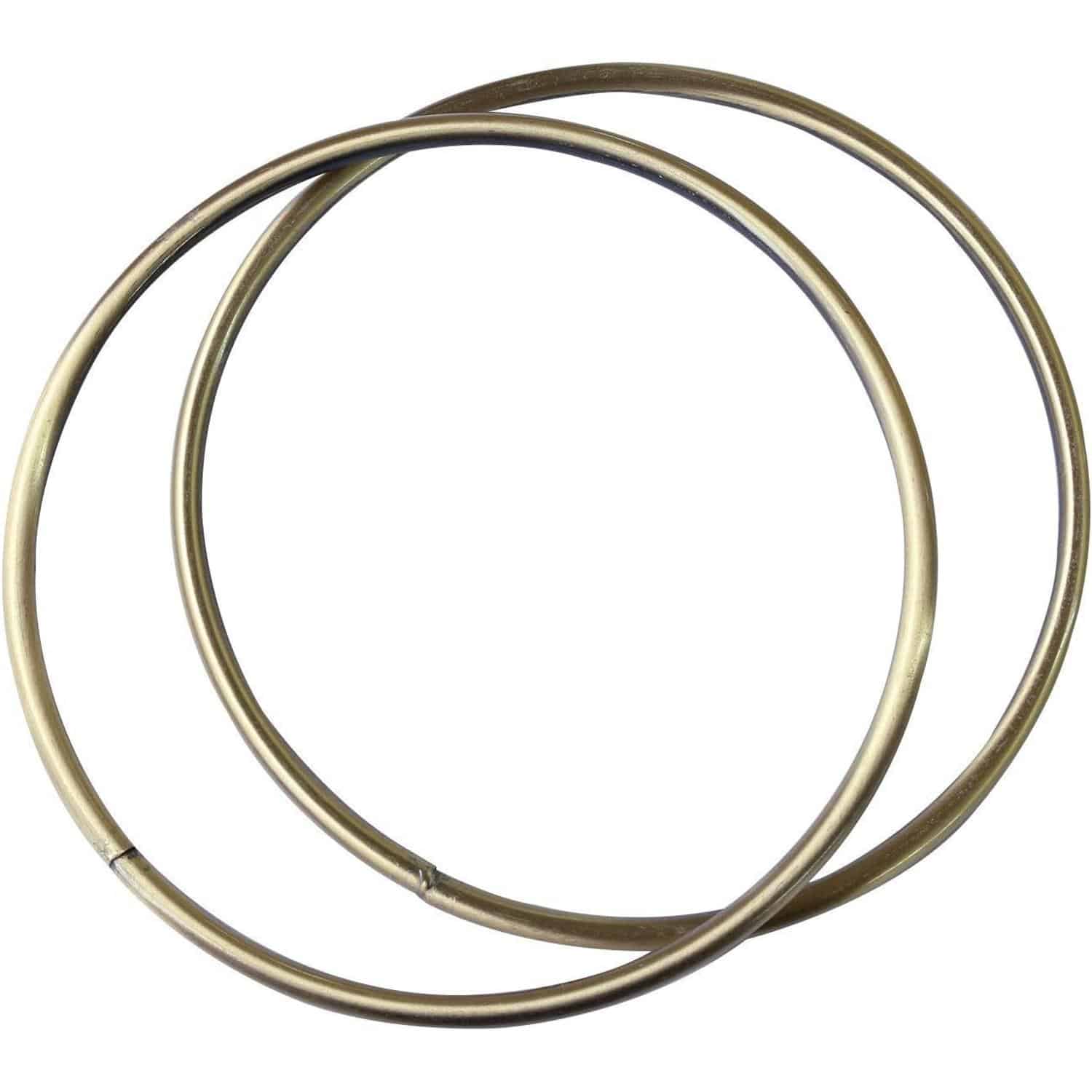 日本紐釦貿易 O型 金属持ち手 リングハンドル アンティークゴールド 内径φ12.5cm 2本1組 SGM-RING125-AG （ご注文単位1組）【直送品】