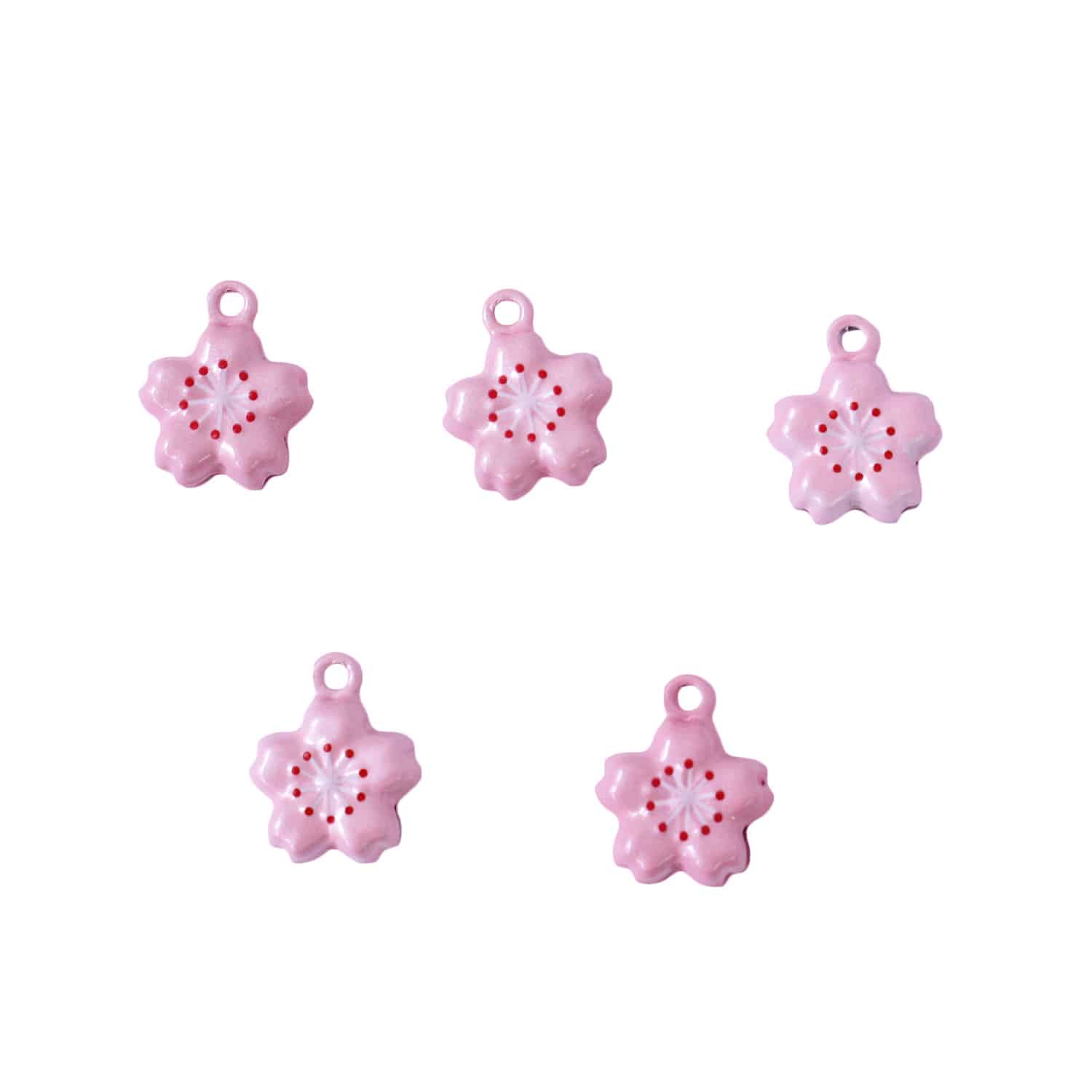日本紐釦貿易 花鈴 5個入 桜 CF72 （ご注文単位1束）【直送品】