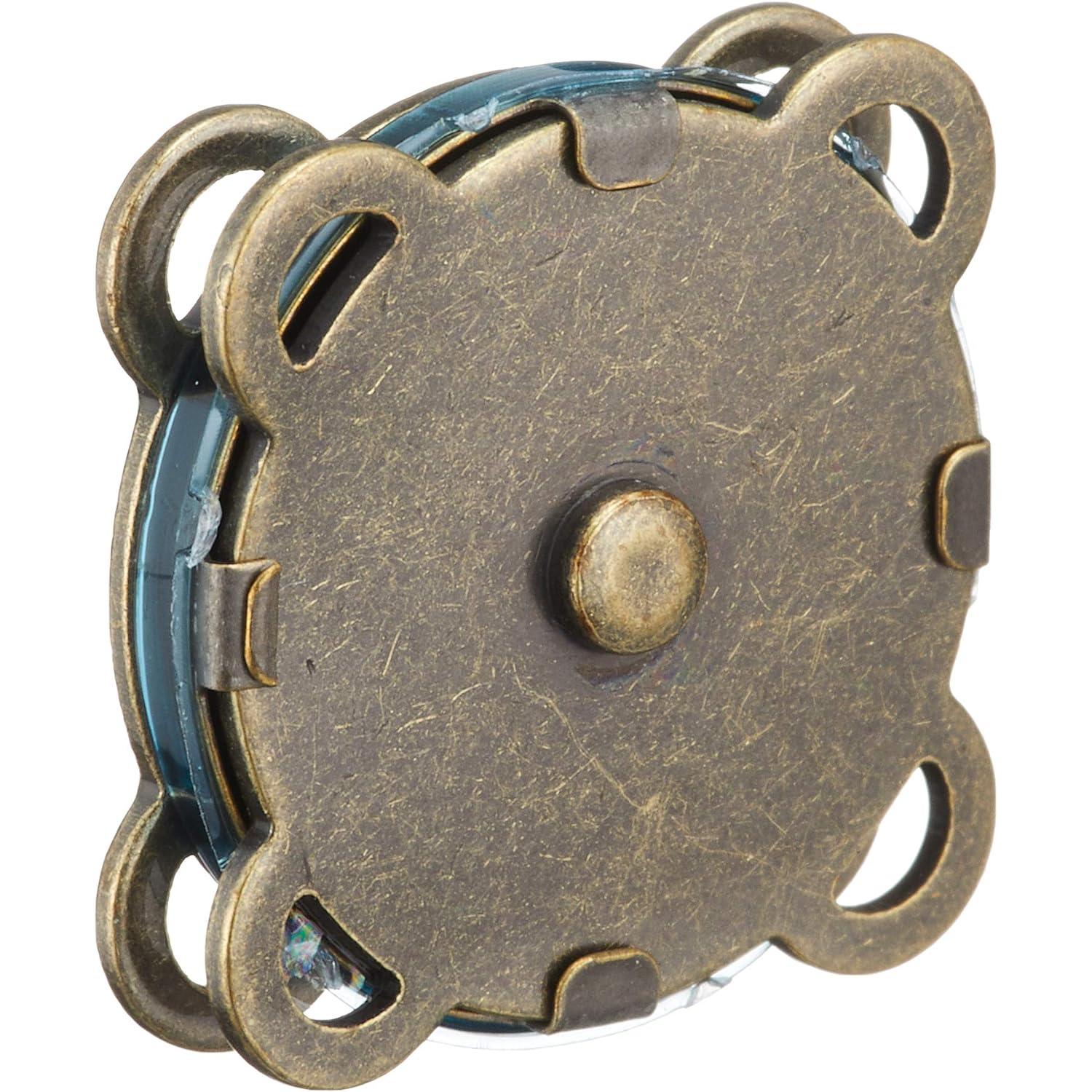 日本紐釦貿易 縫い付マグネット アンティークゴールド φ18mm 3組 SM9-AG （ご注文単位1束）【直送品】