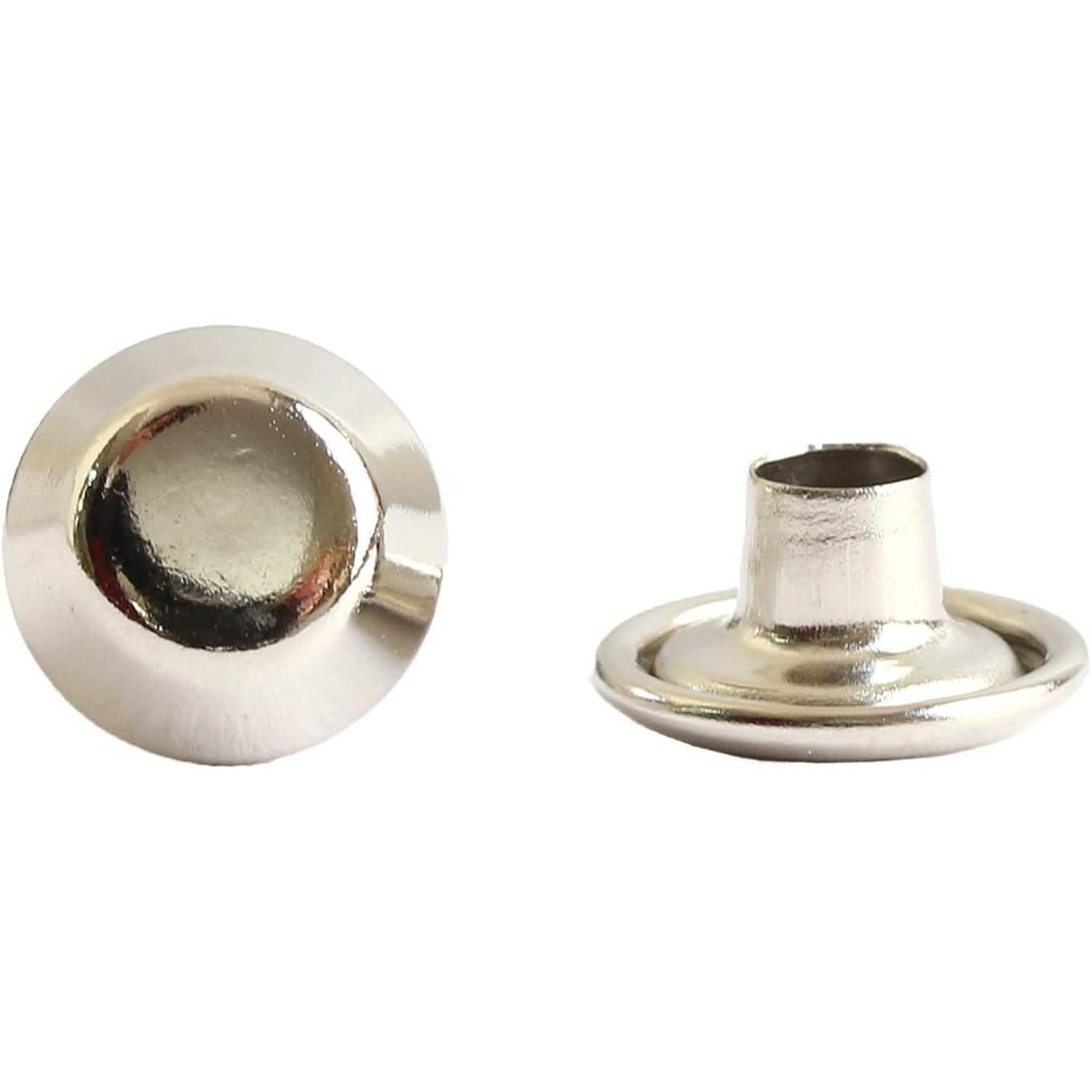 日本紐釦貿易 スタッズプリン型 シルバー 5mm 5組入 SGM-102S (ご注文単位1束)【直送品】