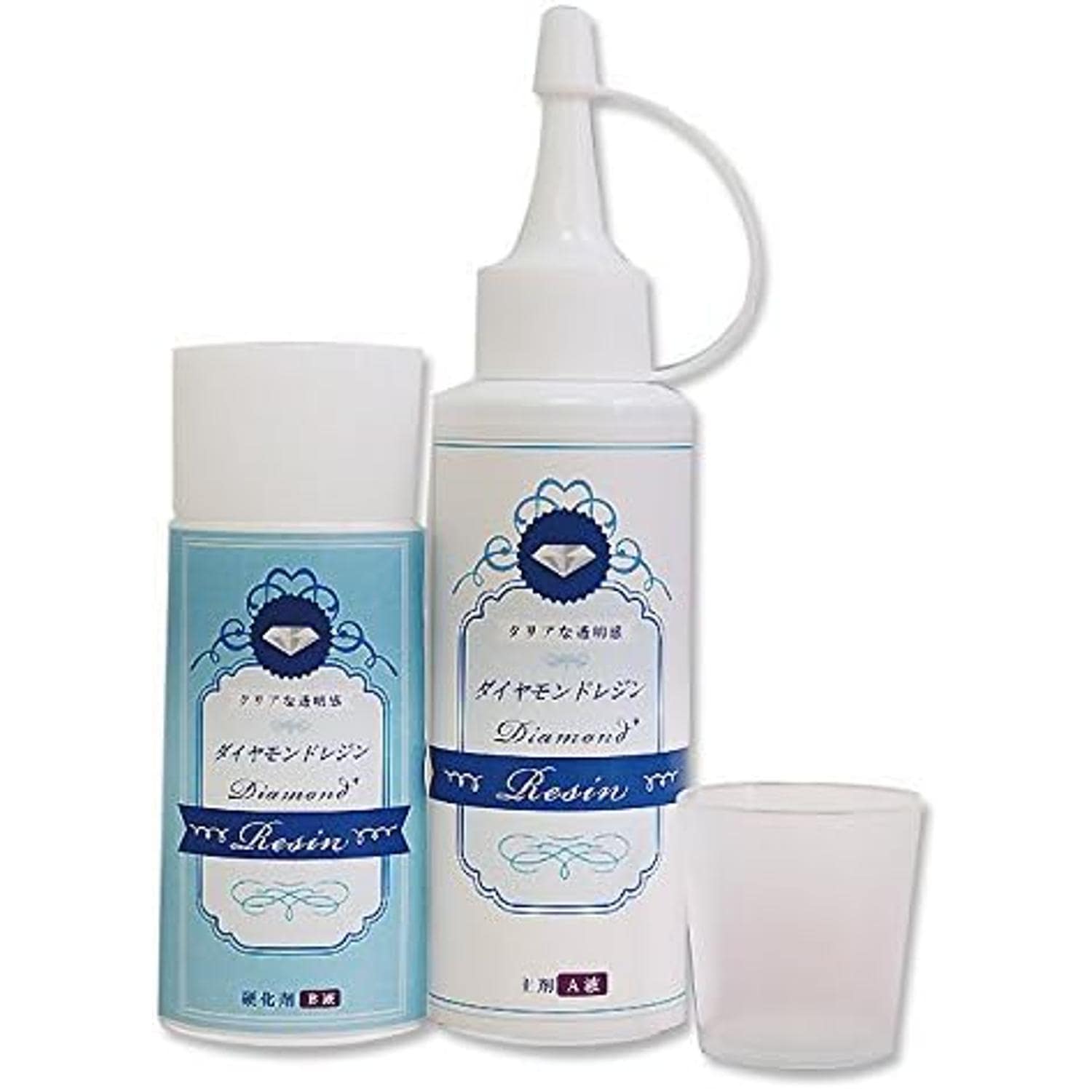 日本紐釦貿易 抜群の透明感 ダイヤモンドレジン 2液性タイプ DM-RESIN (ご注文単位1セット)【直送品】