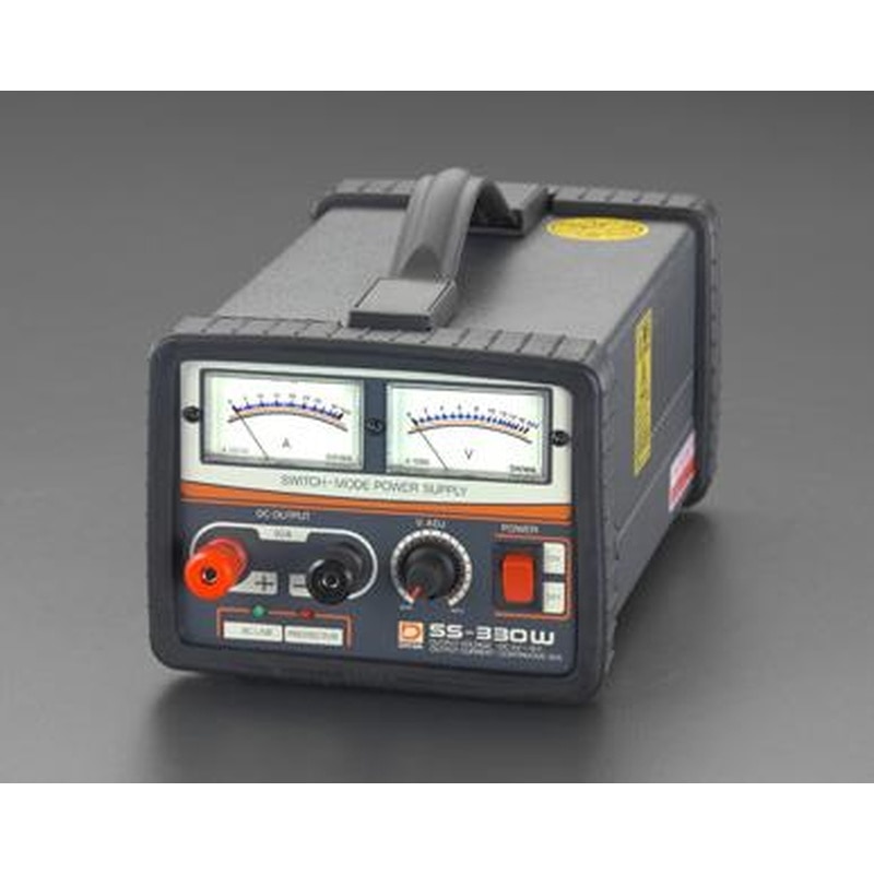 エスコ EA812-23 AC95-123V→DC5-15V/30A直流安定化電源 1個(ご注文単位1個)【直送品】