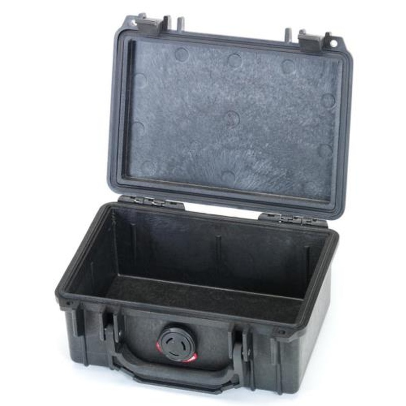 エスコ EA657-115NF 208x144x90mm/内寸防水ケース(黒/ウレタン無) 1個（ご注文単位1個）【直送品】