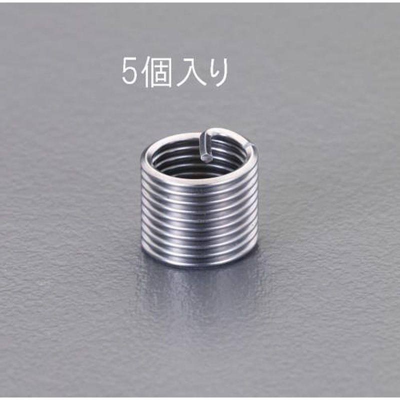エスコ EA949VD-16L M16-2.0x32mmリコイルインサートネジ(並目/5コ) 1個（ご注文単位1個）【直送品】