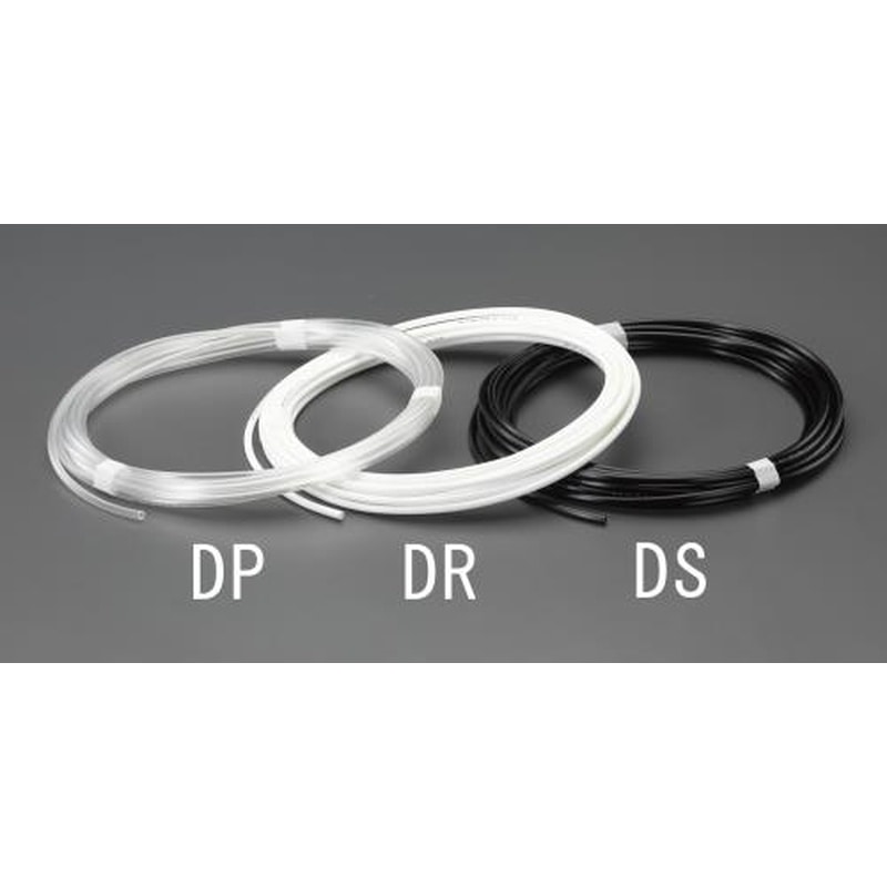 エスコ EA125DP-4C 4.0/6.0mmx10mソフトウレタンチューブ(耐摩耗/ナチュラル) 1個(ご注文単位1個)【直送品】