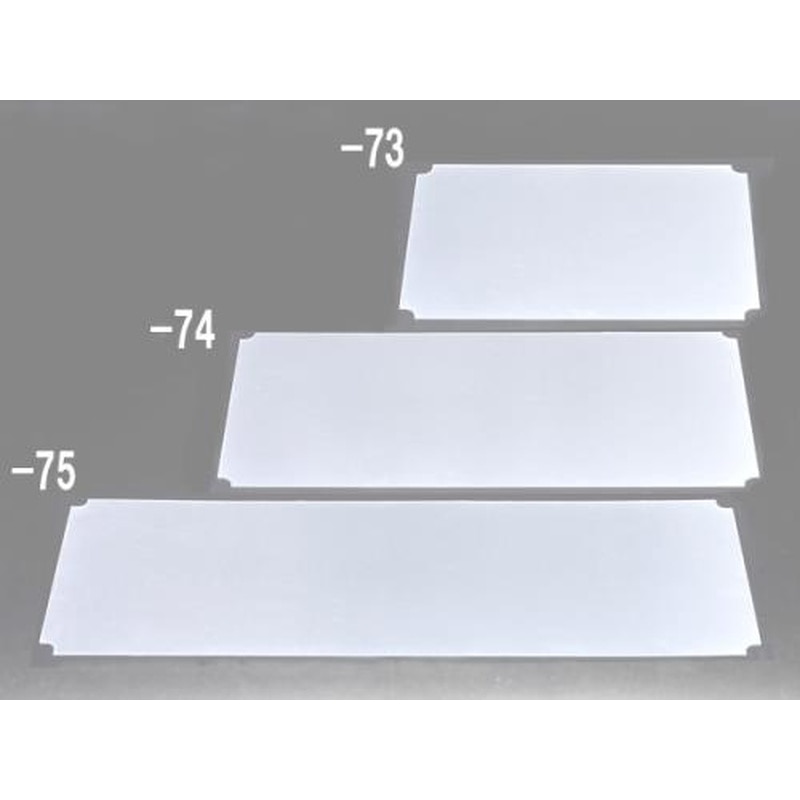 エスコ EA976AJ-74 892x433㎜メタルラック硬質クリアシート 1個（ご注文単位1個）【直送品】