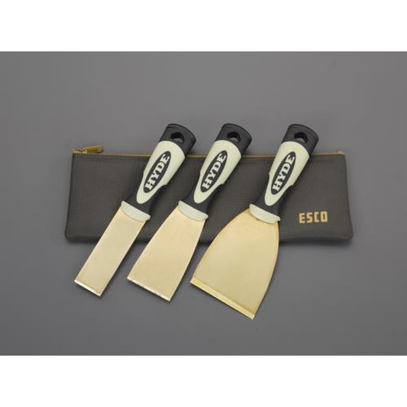 エスコ EA642KB 3本組スクレーパー(ノンスパーキング) 1個（ご注文単位1個）【直送品】