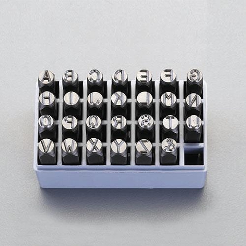 エスコ EA591HM-2 2.4mm英字刻印セット 1個（ご注文単位1個）【直送品】