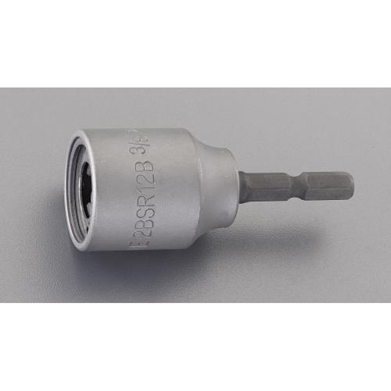 エスコ EA625AC-4 1/4”HexxW1/2”全ねじソケット 1個(ご注文単位1個)【直送品】