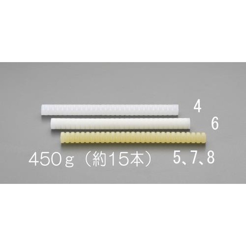 エスコ EA305MD-4 450g/φ15x203mmホットメルトスティック(白色半透明) 1個（ご注文単位1個）【直送品】