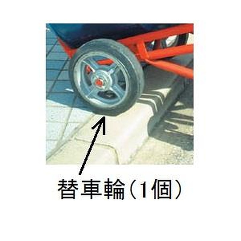 エスコ EA520WB-103 250mm車輪(EA520WB-3,-4,-5用) 1個(ご注文単位1個)【直送品】