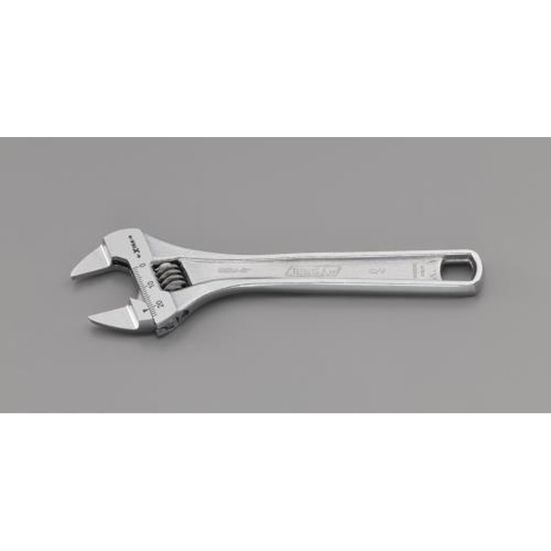 エスコ EA530HD-6 161mm/24mmモンキーレンチ(超薄口，広口) 1個（ご注文単位1個）【直送品】