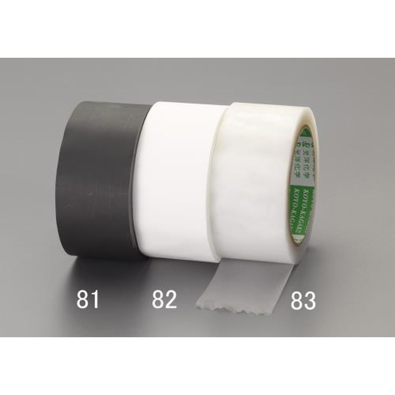 エスコ EA944ML-81 50mmx25m養生テープ(つや消し/黒) 1個(ご注文単位1個)【直送品】