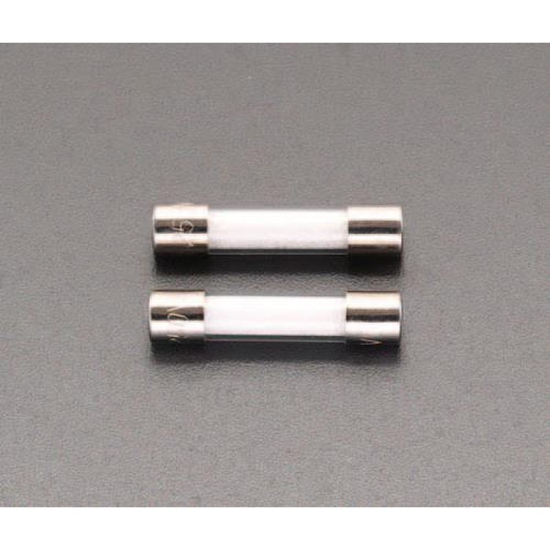 エスコ EA758ZZ-23A 250Vx2.0A/φ6.4mm管ヒューズ(消弧剤入/2本) 1個（ご注文単位1個）【直送品】