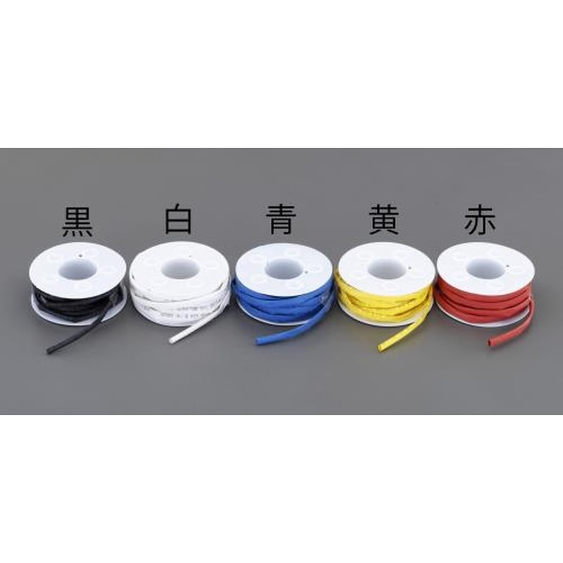 エスコ EA944BH-175 8mmx5m熱収縮チューブ(赤) 1個（ご注文単位1個）【直送品】