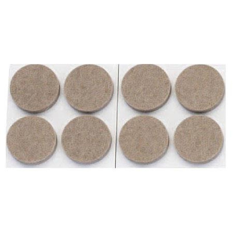 エスコ EA979AB-11 φ22x4mm硬質フェルト(粘着付/8個) 1個(ご注文単位1個)【直送品】