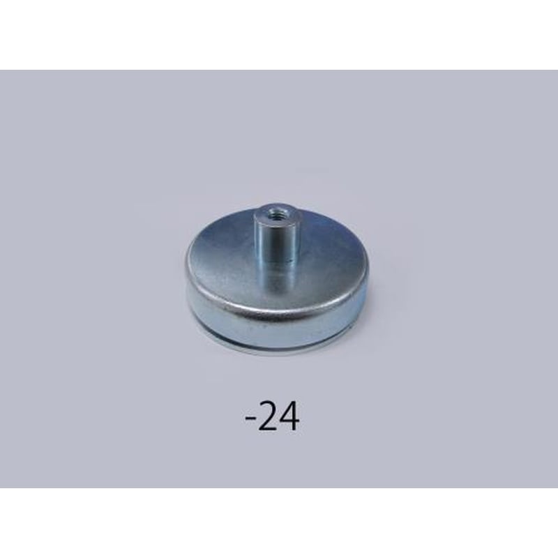 エスコ EA781EH-24 φ90x20mm/M10x1.5/700N強力マグネット 1個(ご注文単位1個)【直送品】