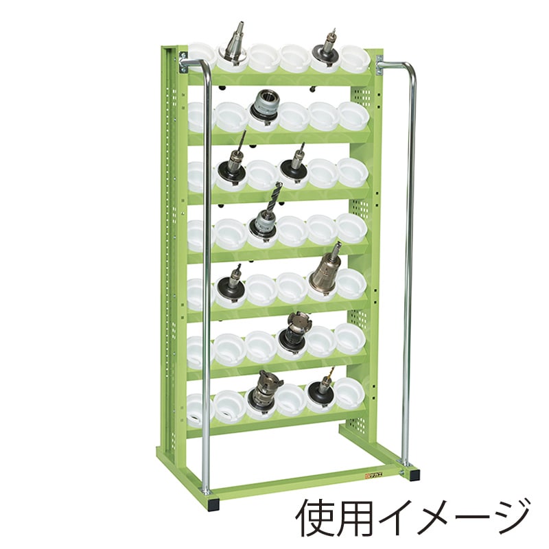 サカエ ツーリングラック UT-50×42個 グリーン TLN-37AN 1台(ご注文単位1台)【直送品】