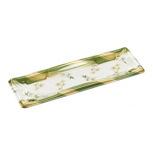 エフピコ 寿司容器 輝ステージ 本体 1-8PK 竹ゆめ緑 50枚/袋（ご注文単位12袋）【直送品】