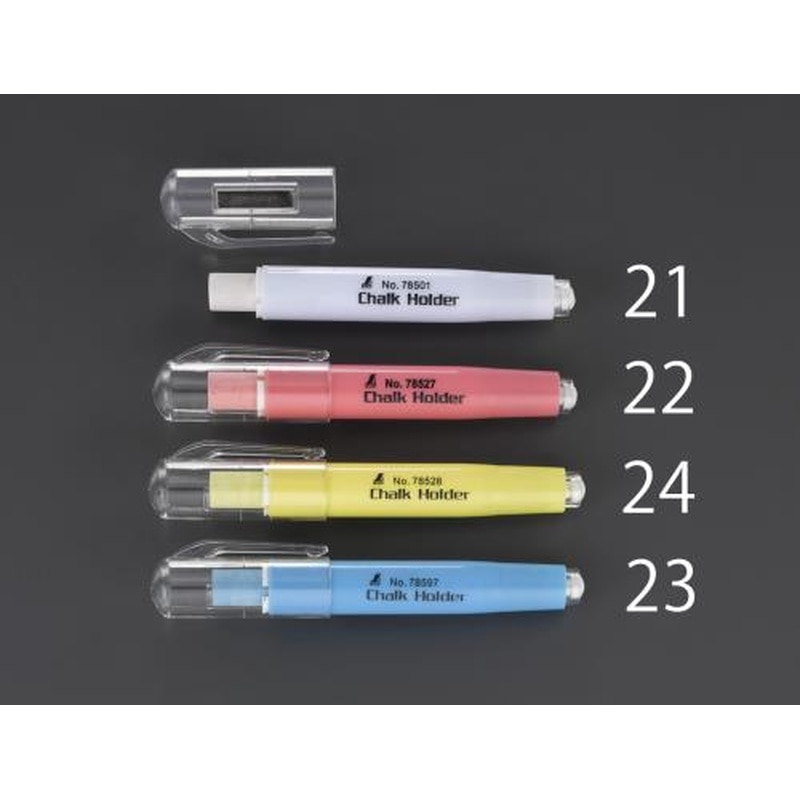 エスコ EA581E-24[黄]チョークホルダー 1個（ご注文単位1個）【直送品】