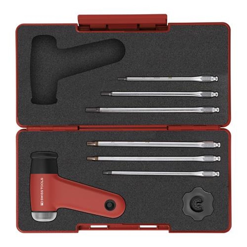 エスコ EA723PB-80A 3.2-16.0Nmトルクドライバーセット(Torx・Hexビット) 1個(ご注文単位1個)【直送品】