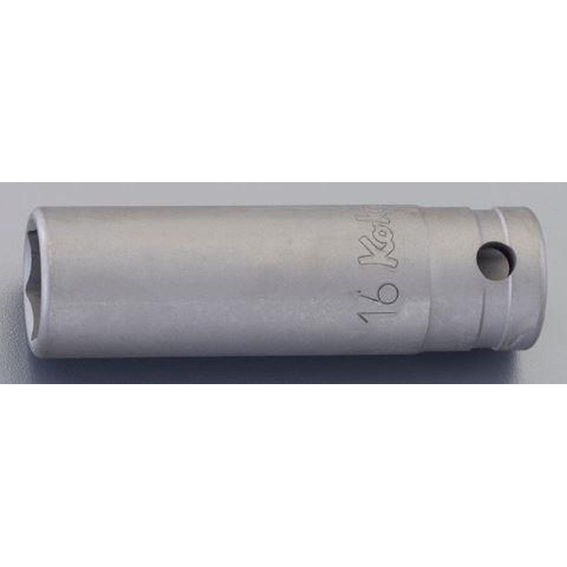エスコ EA164DR-219 1/2”DRx19mmディープソケット(動力工具用) 1個（ご注文単位1個）【直送品】