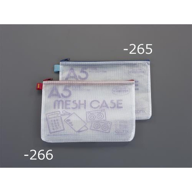 エスコ EA762CF-264 B6/170x210mmメッシュケース(レッド) 1個（ご注文単位1個）【直送品】