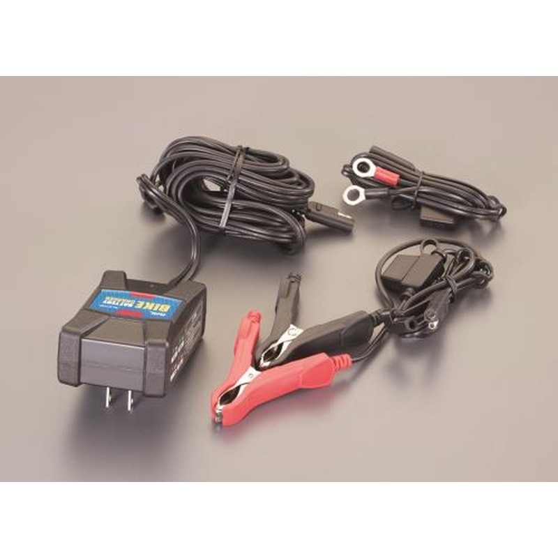 エスコ EA815Y-16 AC100V→DC14Vバッテリーチャージャー(オートバイ用) 1個(ご注文単位1個)【直送品】