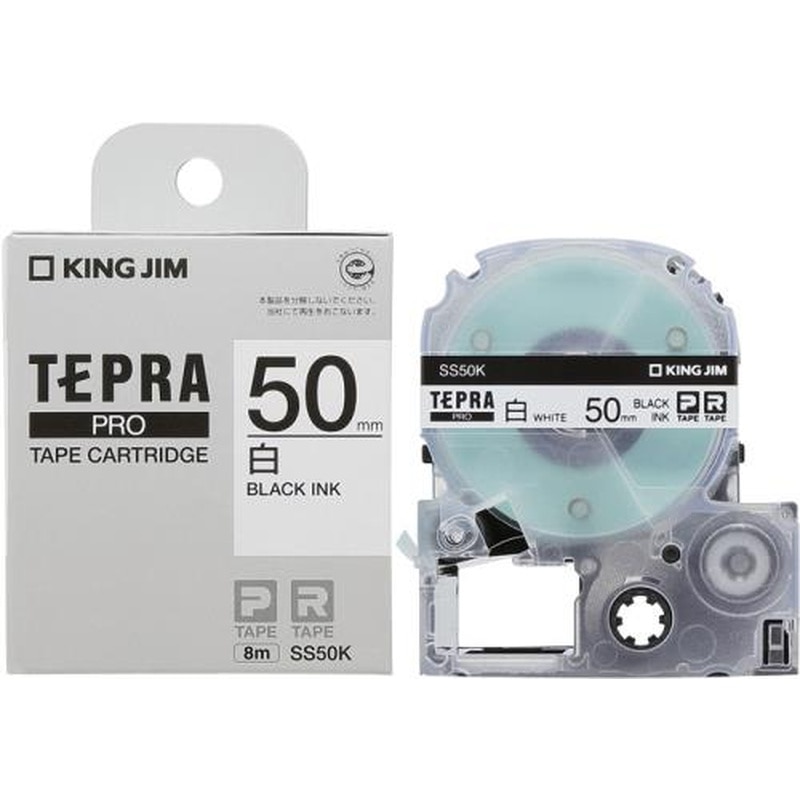 エスコ EA761DK-504 50mmテープカセット(白) 1個（ご注文単位1個）【直送品】