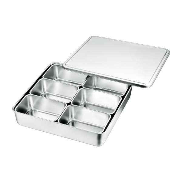 赤川器物製作所 AG 18-8 中型調味料入 6ヶ入 017018005 1個(ご注文単位1個)【直送品】