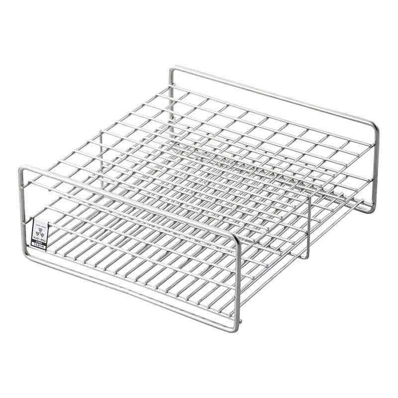 試験管立 15mm用 100本立 SS15-100 10×10 55mm 1個(ご注文単位1個)【直送品】