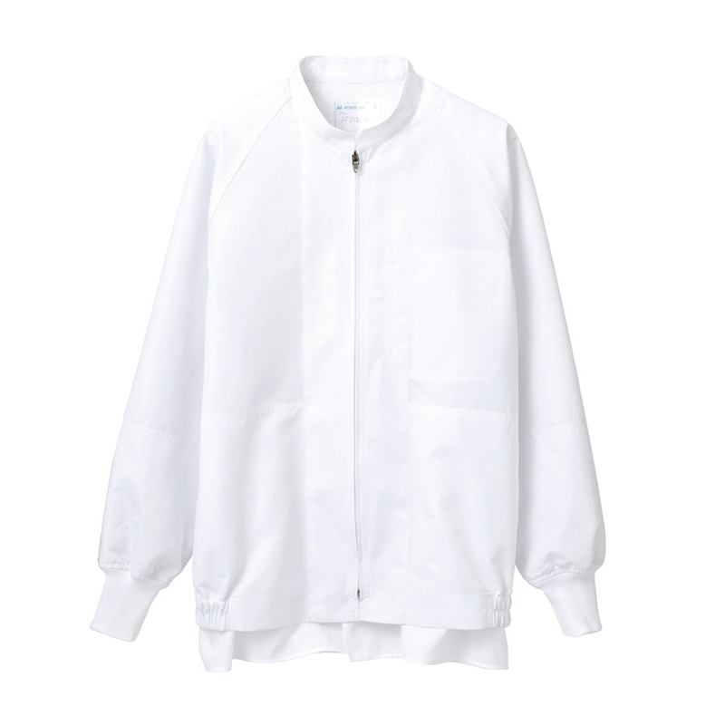 住商モンブラン(株) RP8521-2_S ジャンパー 男女兼用長袖　S 白 1枚（ご注文単位1枚）【直送品】