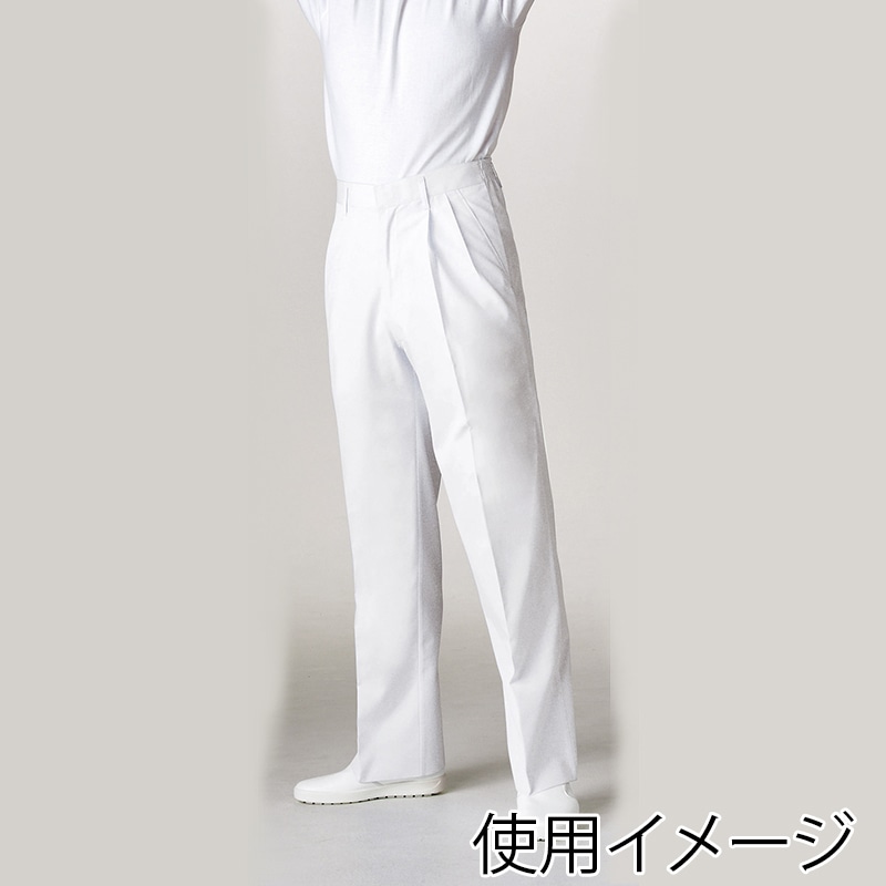 住商モンブラン(株) 7-655_M パンツ メンズ　M 白 1枚（ご注文単位1枚）【直送品】