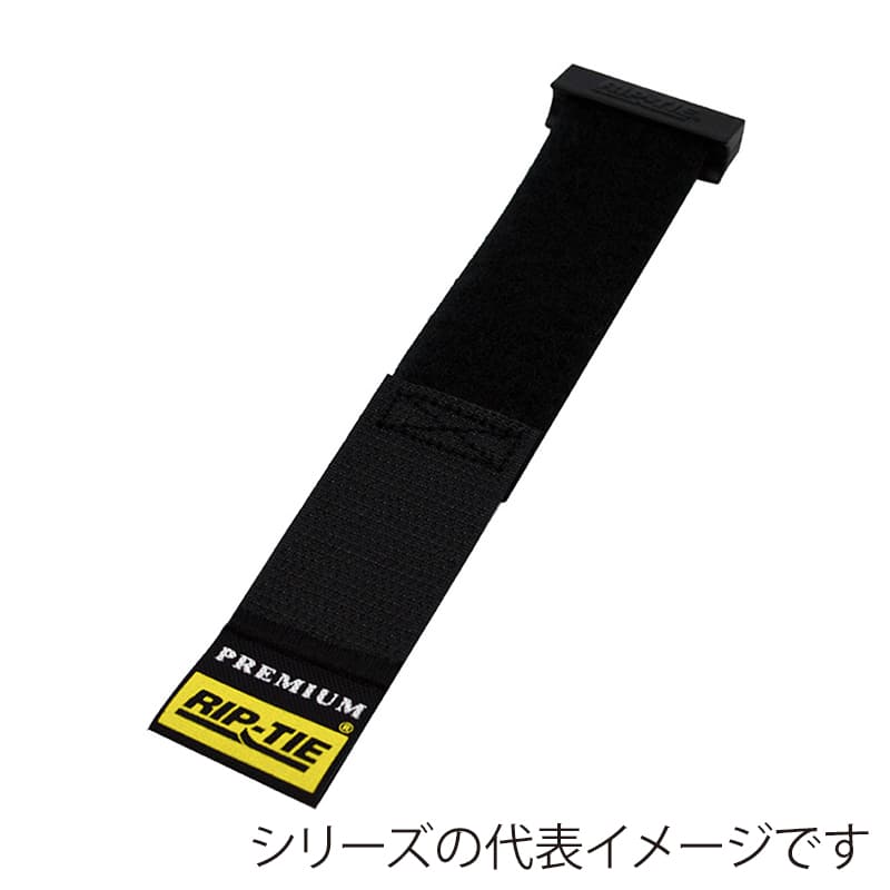 RIP-TIE リップロックケーブルラップ 25.4mm幅 546.1mm 黒 3本 RLH-215-003-BK 1個（ご注文単位1個）【直送品】