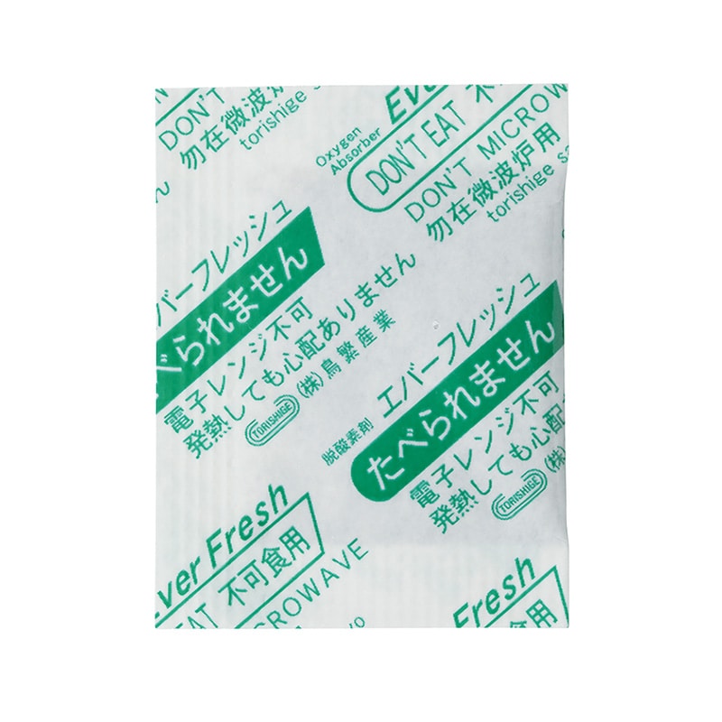鳥繁産業 脱酸素剤　エバーフレッシュQJ 酸素吸収量300cc　100個入 QJ-300 100個/袋（ご注文単位15袋）【直送品】