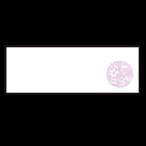 若泉漆器 箸置マット 百合かすみ B-28-18 100枚/束(ご注文単位1束)【直送品】