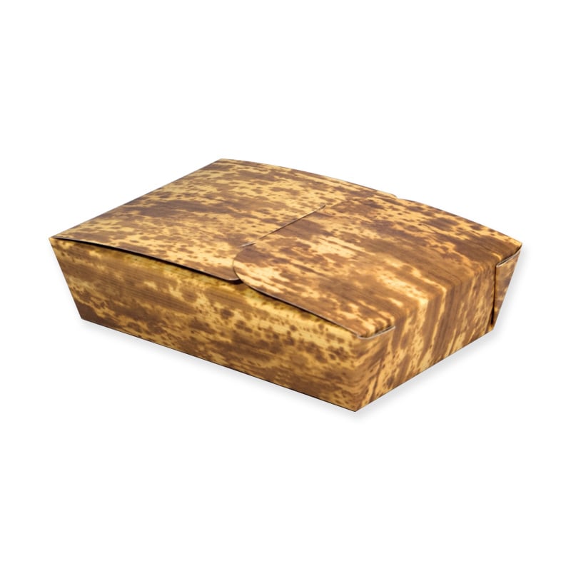ペーパークラフト 食品箱 つつみ 竹皮柄 PPL-2 50枚/袋