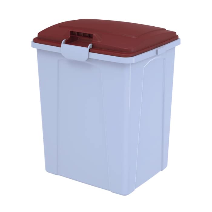サンコー エコン連結ハンドペール フタセット 70L レッド 808455-01 1個(ご注文単位3個)【直送品】