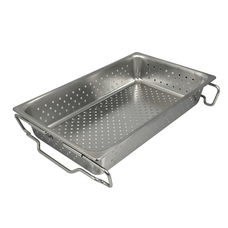 スギコ産業 18-8 給食バット 穴明 1／1サイズ H100mm SA1645-SH-1904BP 1個（ご注文単位1個）【直送品】
